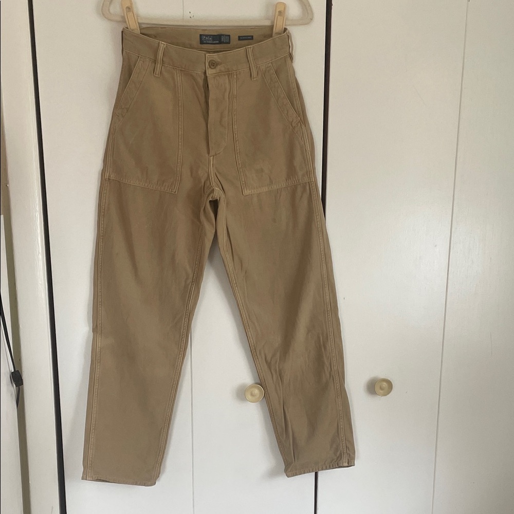 Polo by Ralph Lauren Khaki Cropped Pants